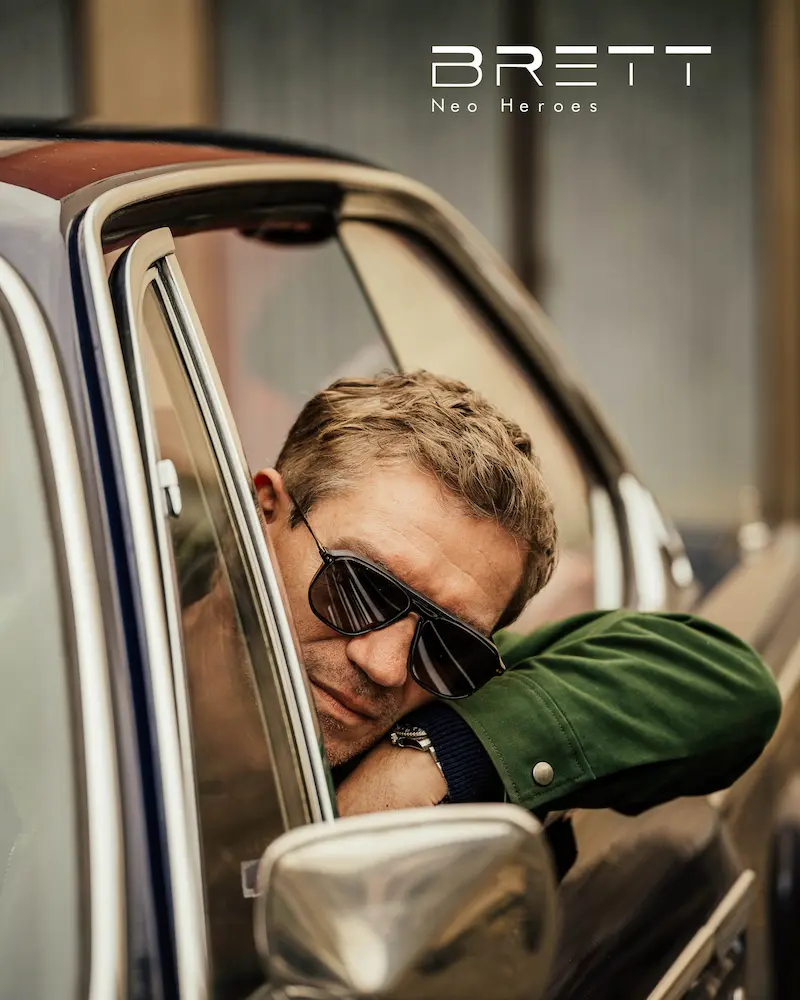 Markante Brillenfassung von Brett Eyewear